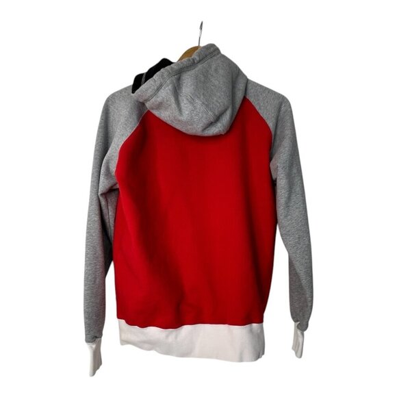 Money Clothing "Money High Athletics" Hoodie  Sz L Red & Gray British Streetwear - Picture 2 of 6